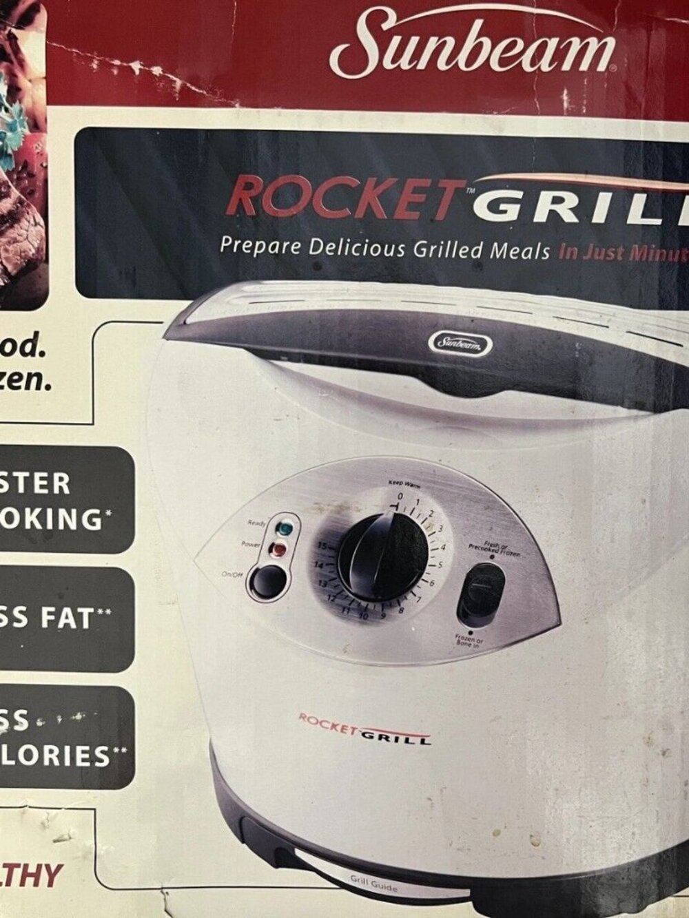 Sunbeam Rocket Grill Indoor RG24 NEW in Box